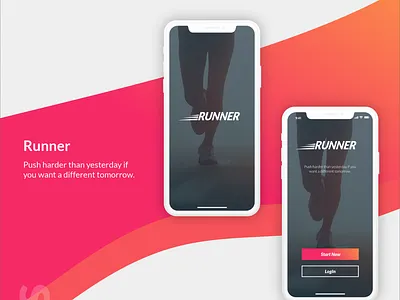 Running app leaderboard orange run running app sports ui ux