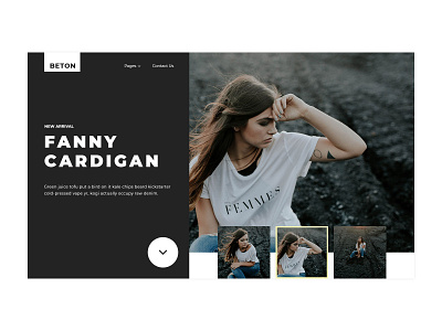 Creative Fashion Website awesome colorful creative design fashion inspiration unique webdesign