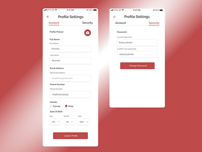 Settings - dailyUI - 007 007 adobexd dailyui figma graphics settings sketch ui ux