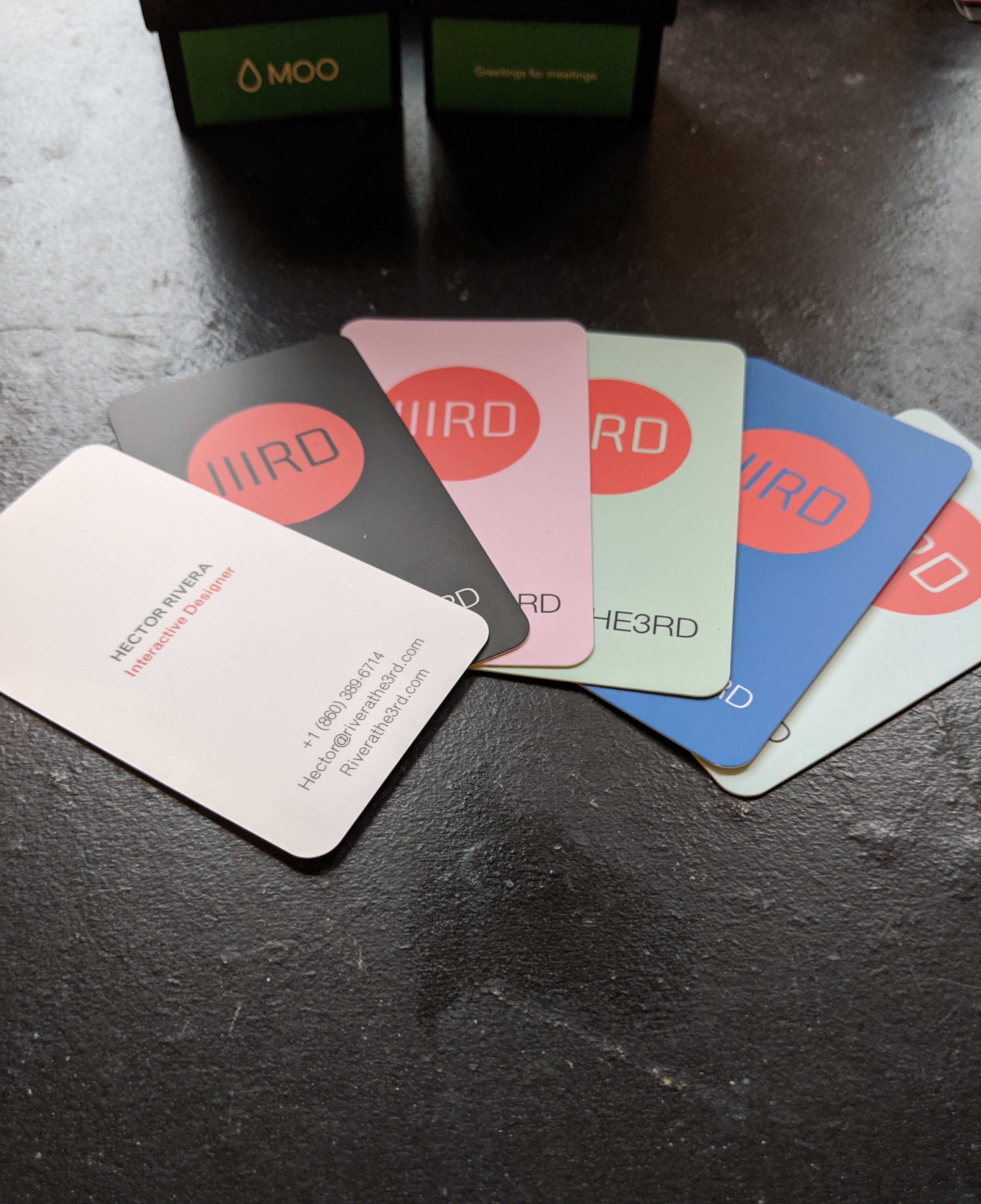 Example of IIIRD Business Cards