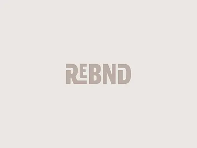 Rebnd clothing brand logo old school rebound throwback typography