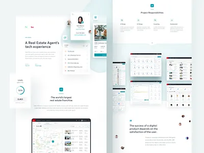Keller Williams: World's largest Real Estate franchise animation blue case study dashboard design design system houses interaction keller williams mobile netguru profil real estate ui ux