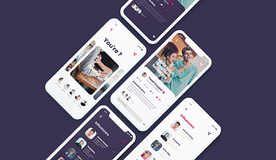 SPREAD APP app branding flat illustration minimal typography ui ux