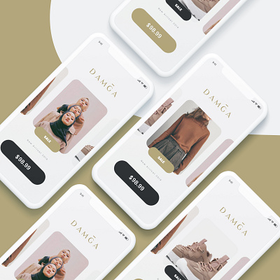 Damga app art branding design illustration illustrator logo minimal ui ux