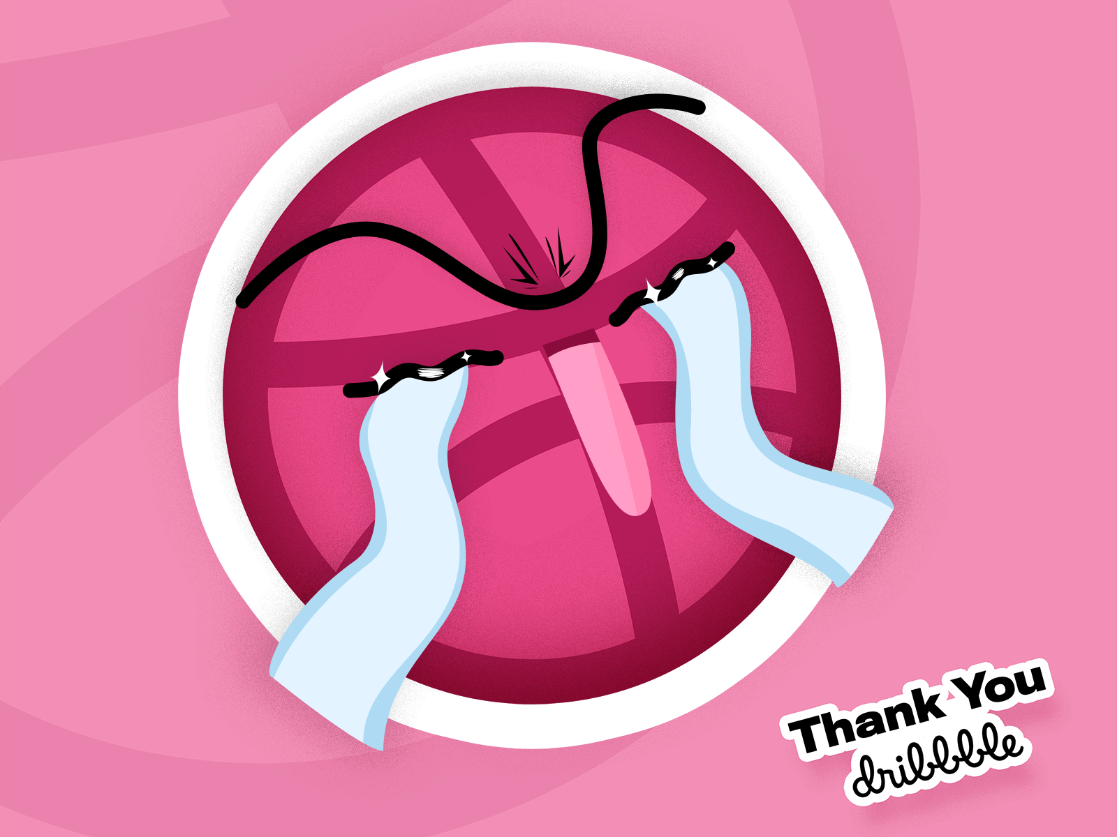 I'm not crying, YOU'RE CRYING debut gif illustation lol thank you