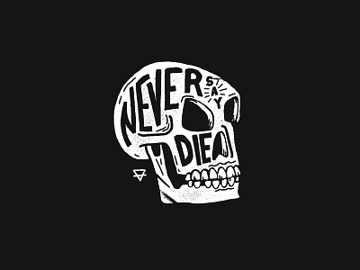 Never Say Die design die goonies illustration never never say die skull