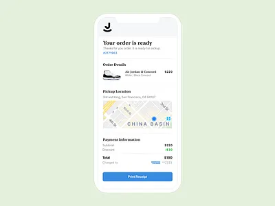 Email Template - Receipt email design email receipt email template mobile receipt