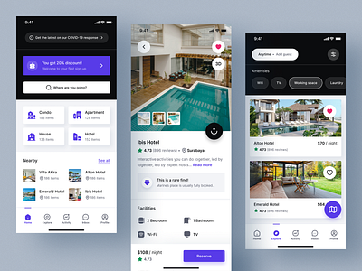 Real Estate App Design agency airbnb apartment app architect building business condo hotel landlord mobile mobile app property real estate rent responsive tenant uidesign uiux villa