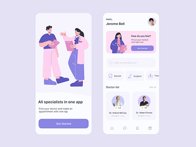 Medical Mobile App android app animation app app design app screens healthcare ios app medical app mobile app mobile app design mobile app screens mvp ronas it ui ui mobile user interface ux ux mobile