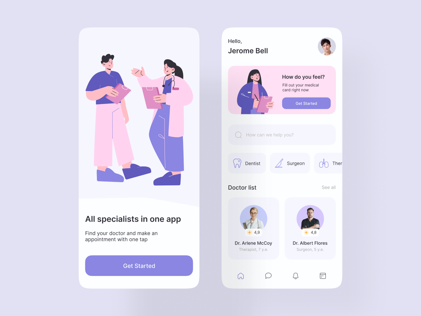 Medical Mobile App by Dmitry Lauretsky for Ronas IT | UI/UX Team on ...