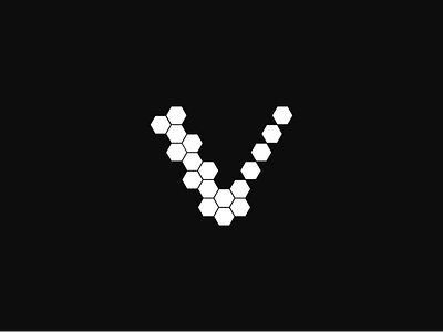 Letter V Logo Mark (for sale) blockchain brandmark currency fintech for sale geometric logo hexagon letter logo letter v letter v logo lettermark logo logo design logomark minimal logo modernist logo nft tech logo tech startup technology logo