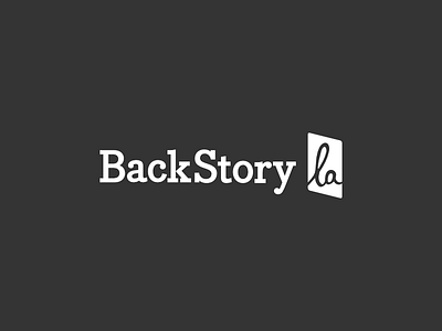 Backstory LA logo logo design