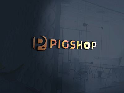 pigshop e commerce website logo design amazing branding business company corporate design e commerce illustration king logo logo design logodesign logodesigning logos logotype pigshop real estate typography website logo design