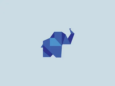 Elephant animation app art design icon illustration illustrator logo minimal vector