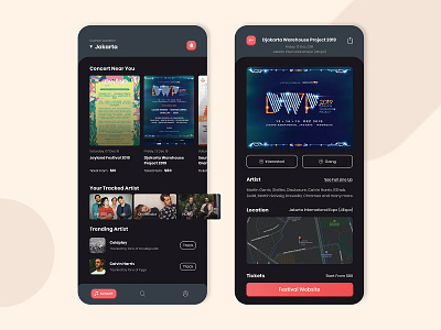 SongKick Revamp Exploration apps concert design music ui ui design uiux ux ux design