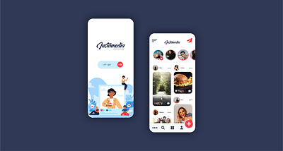 Instamedia - Concept of Instagram adobe illustrator adobe xd app branding design illustration instagram ui ux web