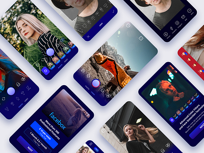 Facebox App app camera app ios minimal mobile mobile app mobile app design product design trending ui uidesign user interface ux uxdesign