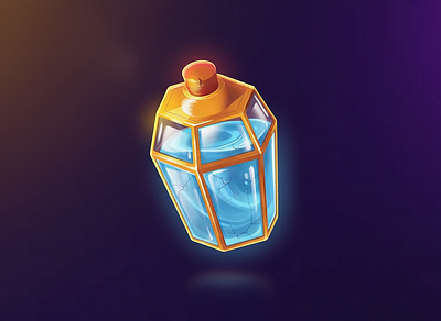 Flux Potion - Video Game Element app branding design element graphic art graphic design illustration videogame