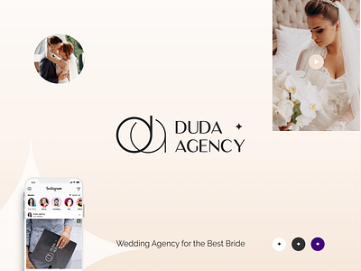 Wedding Agency logo agency brand design branding design dribbble logo organization rings tipografia typography vector visual wedding design