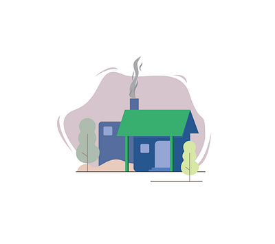 House custom design flat home house illustration vector