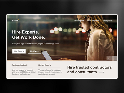 Hire experts branding design minimal typography ui ux web