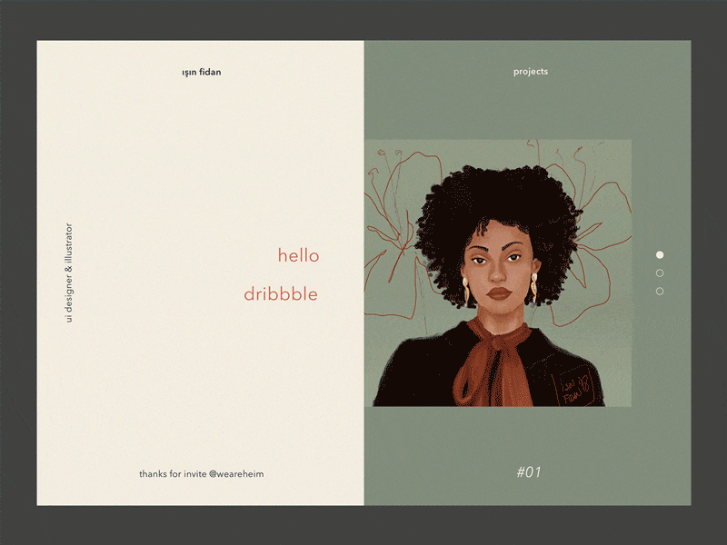 Hello Dribble! animation debut debutshot design flat illustration interaction interaction design minimal ui ui ux web web design web ui web ui design