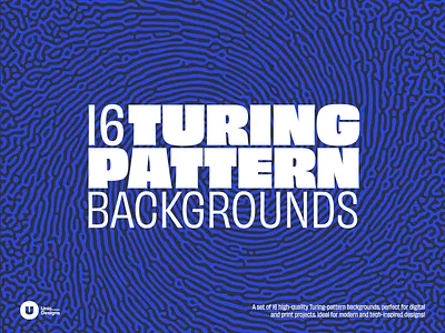 Turing Pattern - 16 Backgrounds graphicelements