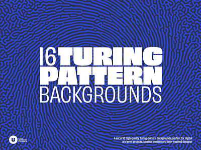 Turing Pattern - 16 Backgrounds graphicelements