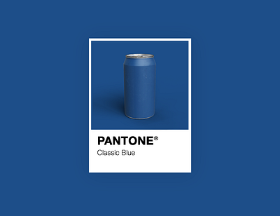 PANTONE 19-4052 Classic Blue 2020 branding can candesign classicblue design minimal packaging pantone pantone2020 typography vector