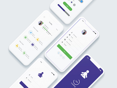 Gym app design concept app design app design icon ui web ios guide gym gym app gym equipment ui app design