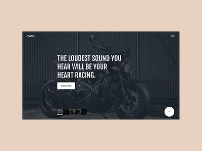 Harley 3 design inspiration interaction portfolio transition ui ui design ux web web design