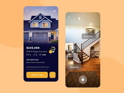 Real Estate App UI Design apartments app design house mobile design mobile ui property real estate real estate agency real estate agent real estate app real estate app design real estate app development real estate branding real estate mobile app ui uidesign ux uxdesign