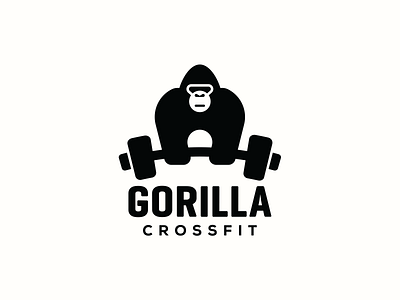 Gorilla Crossfit animal crossfit dumbell fitness gorilla gym health iron jungle monkey muscle power primate protein weight weightlifting wellness