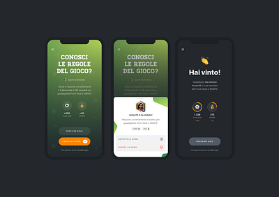 Quiz UI bottom sheet emoji gamification mobile quiz ui ux