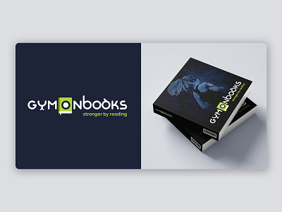 Logo Design - Gym on books books branding design freelance graphic design gym icon identity design illustration illustrator lifestyle logo logo design mark reading simple symbol type typography vector