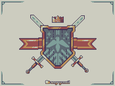 Pixelart crest 16bit 8bit 8bitart artwork gameart pixel art pixelart pixels retro sprite