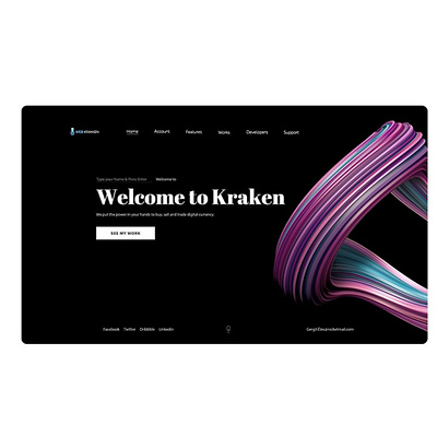 Kraken design flat home icon kraken ui ui ux user uidesign uiux ux web website