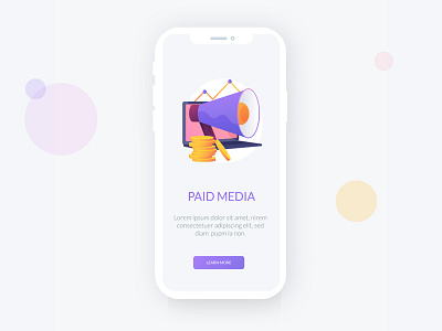Paid Media vector metaphor communication concept design element illustration metaphor onboarding ui uikits vector vectors web