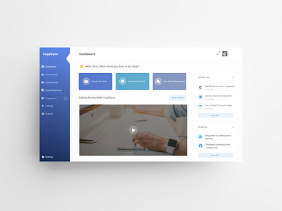 CopyDyno Dashboard - An Email Marketing Platform best design best designers best designs best shot dailui dashboard dashboard app dashboard design dashboard template dashboard ui design landing page landing page ui ui uid ux uxui web web app web app design