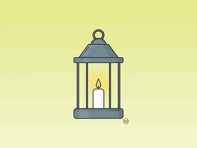 Lantern app app design candle cartoon christmas decoration design fire illustration illustrator lantern light outline shapes simple vector web webdesign
