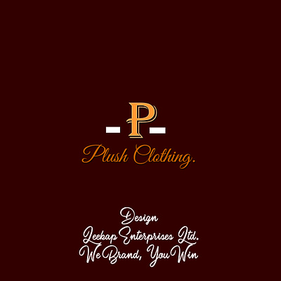 PLUSH LOGO clothing logo social media social media marketing