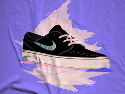 Nike SB Zoom Stefan Janoski art design graphic design illustration illustration art illustrator sneaker sneakerhead sneakers vector