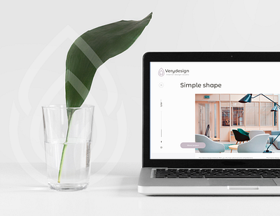Website design for interior design studio Verydesign branding design desktop logo ui web website