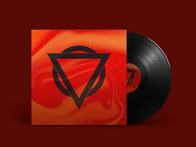 Enter Shikari - A Flash Flood Of Colour - Dribble Weekly Warm-Up album album cover circle cover enter shikari lp metal music music record redesign triangle vinyl voice