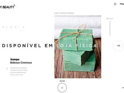 Healthy Beauty - Website brand brand identity branding design product product design site soap sustainability sustainable ui uiux ux web design website website design