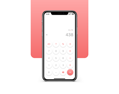 Calculator — Daily UI adobexd app app design app ui calculator calculator ui daily 100 challenge daily ui 004 dailyui design ios mobile interface product design ui ux uiux