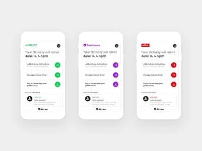 Airmee - Delivery Tracking Dashboard dashboard delivery design ecommerce logistics map mobile tracking tracking app ui urban user interface web