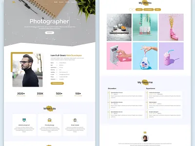 Mira - Creative Resume/Portfolio HTML5 Template bootstrap bootstrap template bootstrap theme creative design css3 cv html template illustration minimal personal portfolio portfolio design