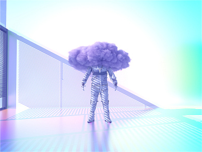 Head in the Clouds animation astro astronaut c4d c4dr20 c4dr21 film interstellar motion movie octane octanerender scifi space