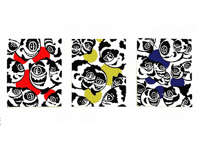 Circles character design circles contemporary art illustration imagination modern art monsters painting